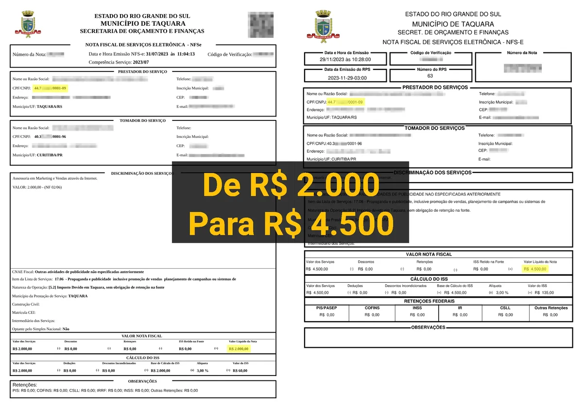 Comprovante de renegociação DF